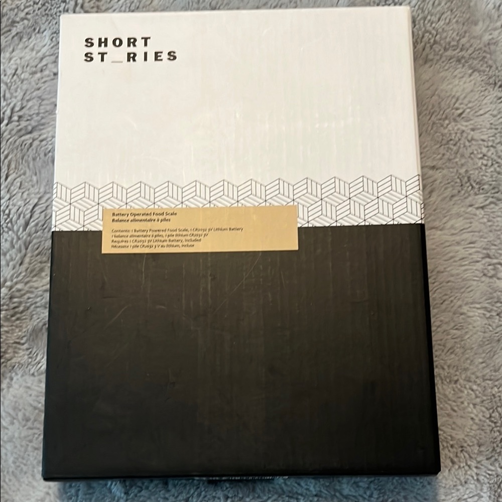 NIB Short Stories Gold Battery Food Scale